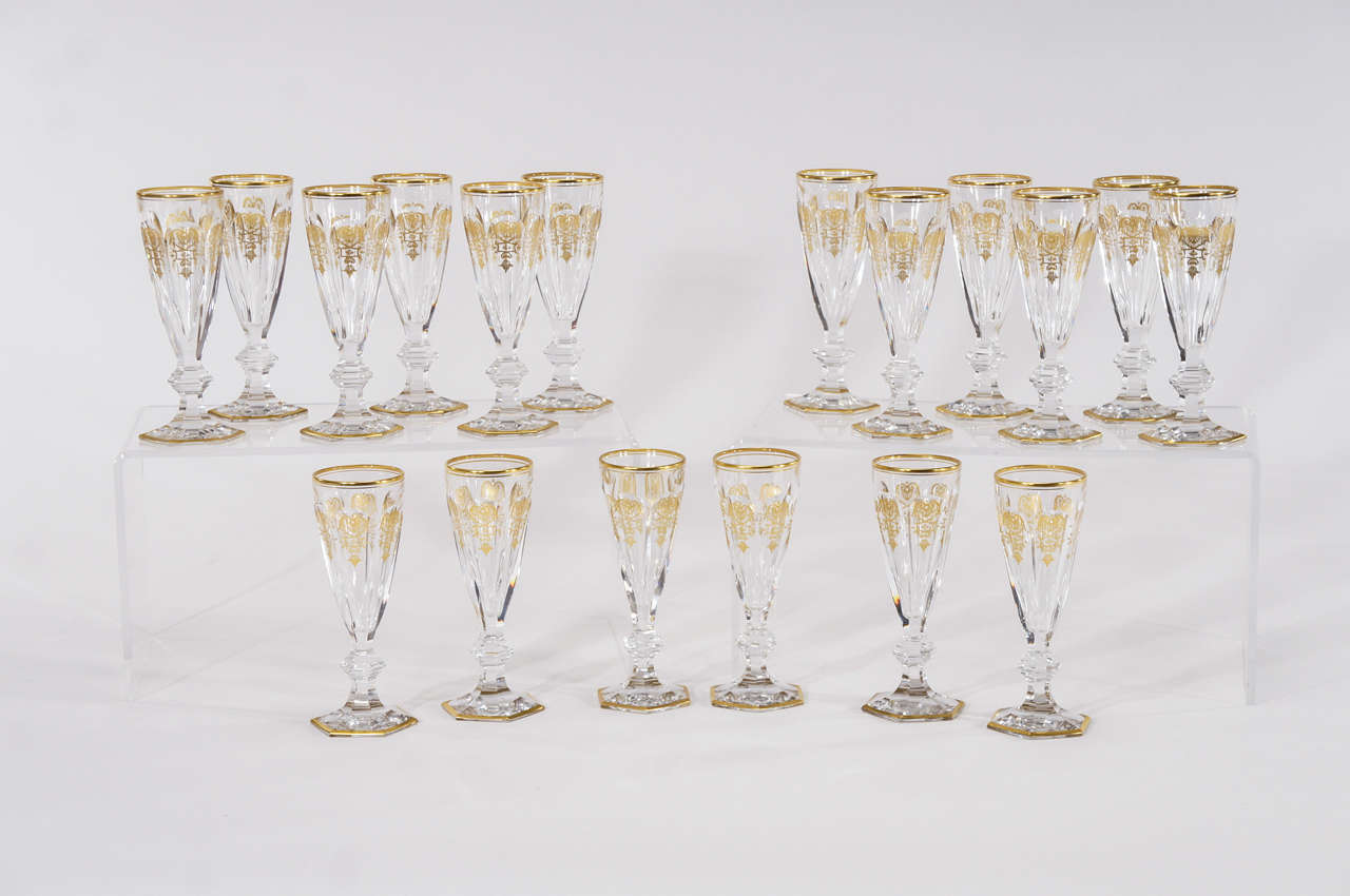 baccarat crystal champagne glasses