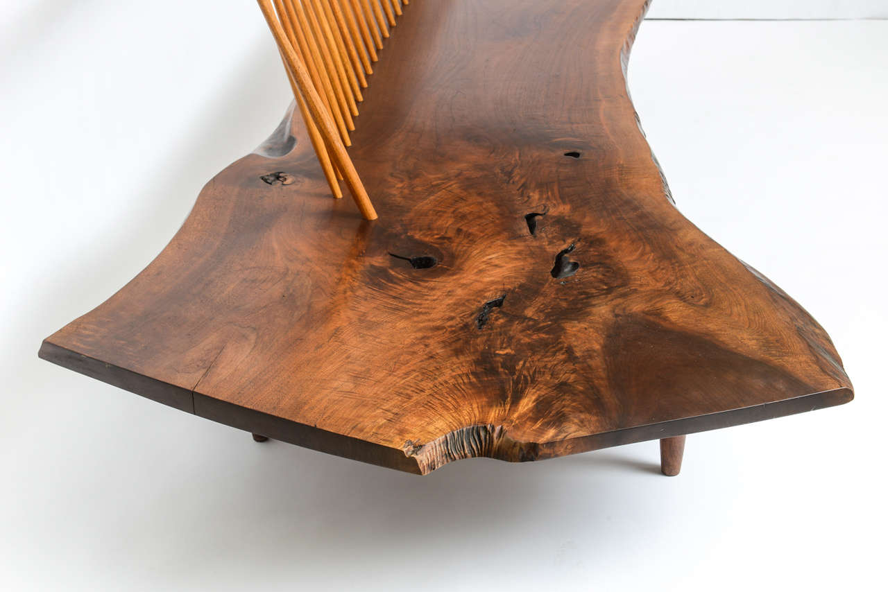 George Nakashima Conoid Bench In Good Condition In West Palm Beach, FL