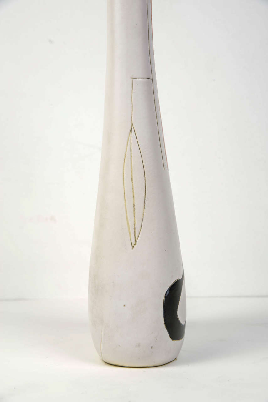 Vase en céramique:: circa 1950 par Peter Orlando 1