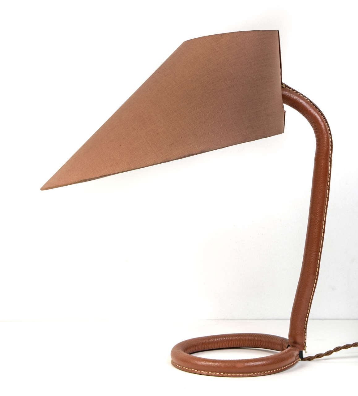 French Original table lamp by Jacques Adnet, 1950's