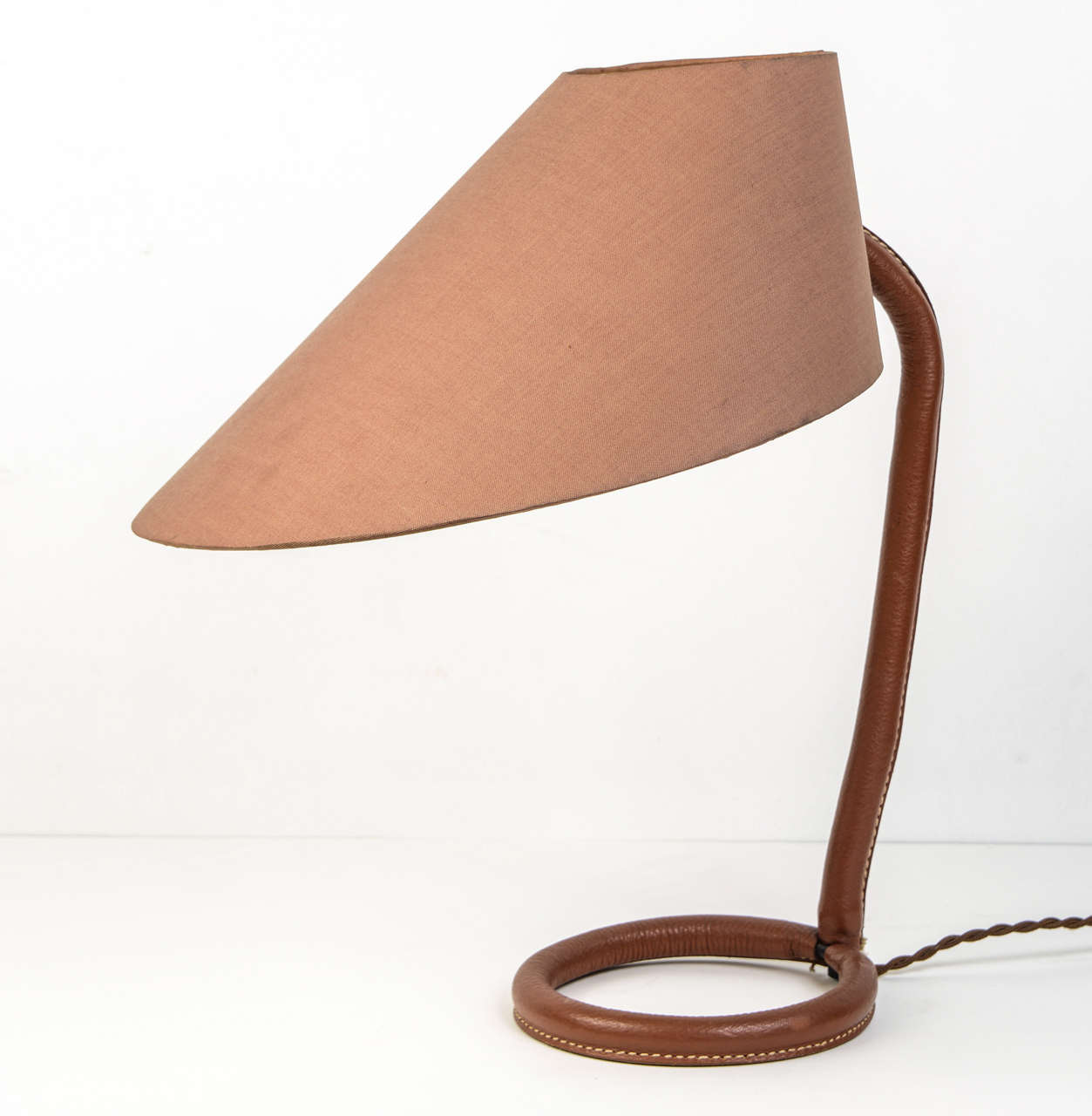 Original table lamp by Jacques Adnet, 1950's In Good Condition In Paris, FR