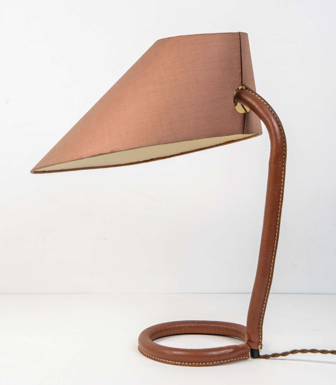 Mid-20th Century Original table lamp by Jacques Adnet, 1950's