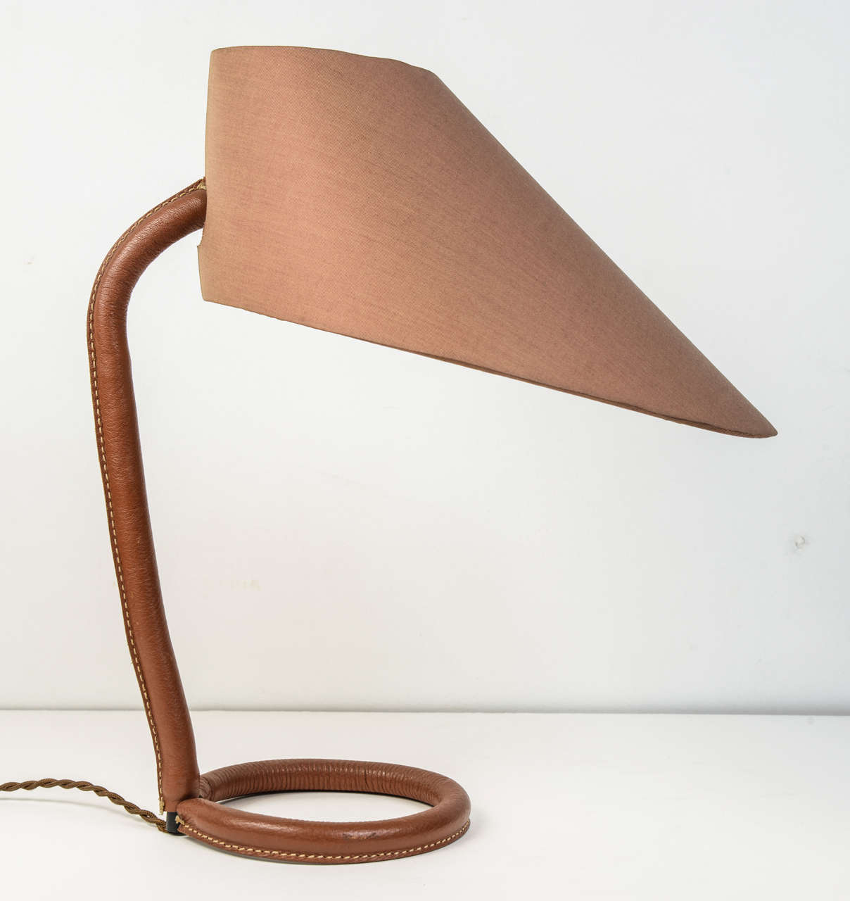 Original table lamp by Jacques Adnet, 1950's 3
