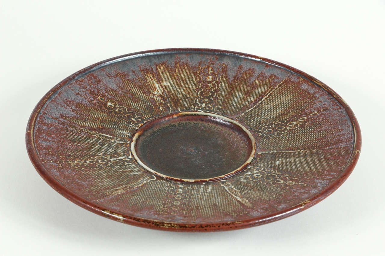 Studio Ceramic Charger by Stig Lindberg