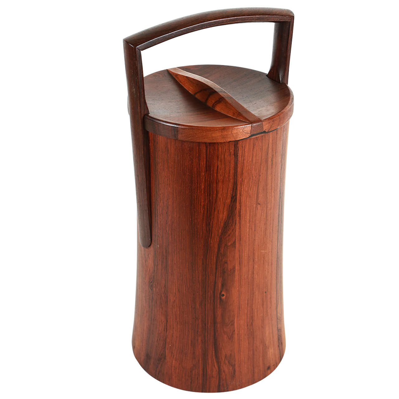 Tall Rosewood Ice Bucket Designed by Jens Quistgaard For Sale