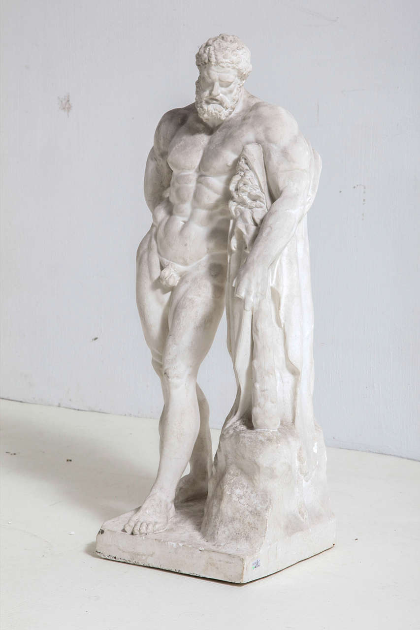Plaster Academic Sculptures, Belgium 19th Century 1