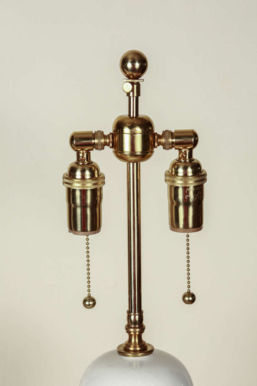Monumental Pair of Ginger Jar Style Lamps 1