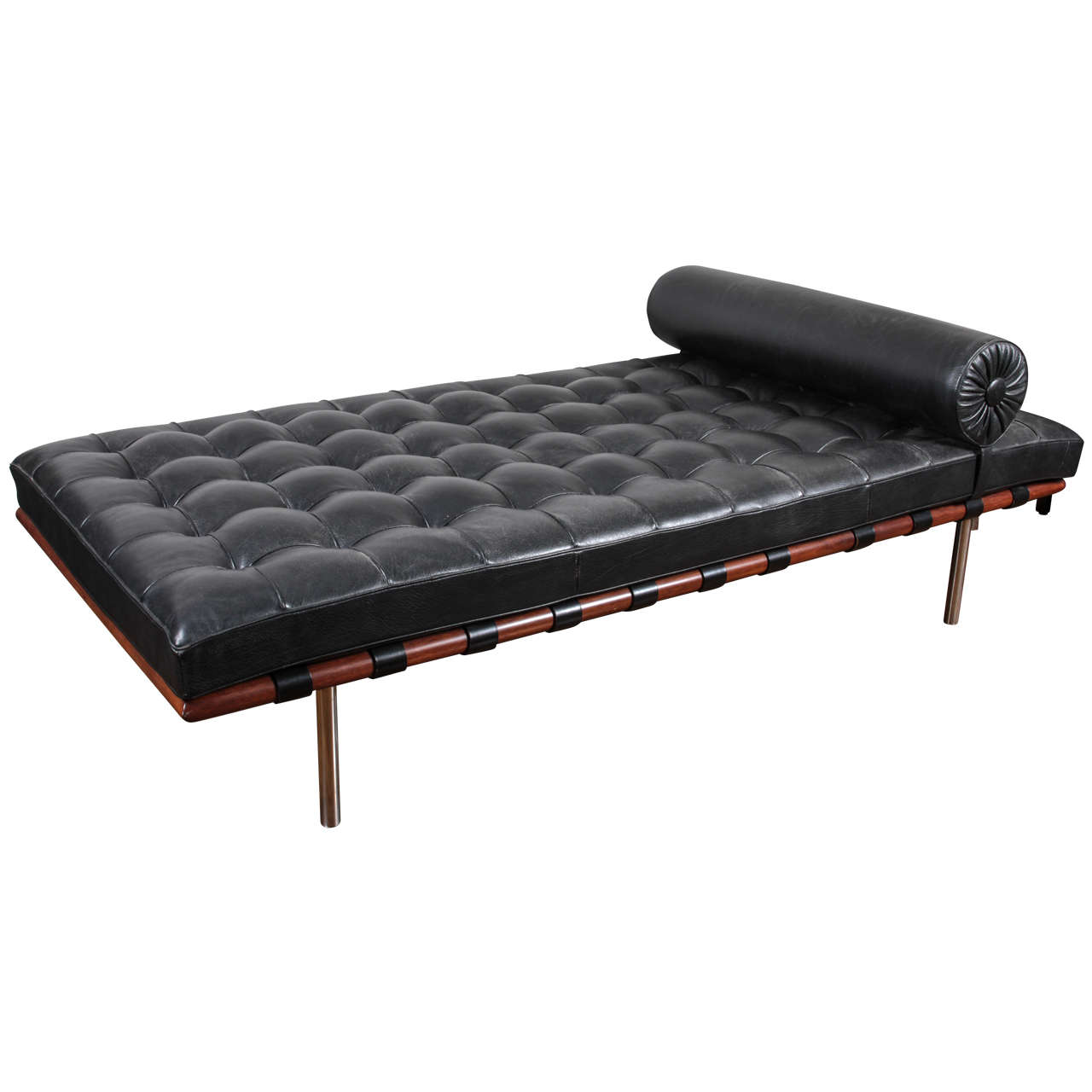 Vintage Barcelona Daybed by Mies van der Rohe, Mfg. Knoll at 1stDibs