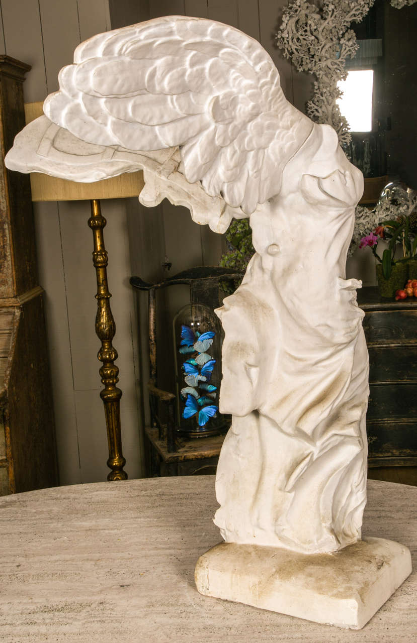 20th Century Tall Academy Plaster of the Victory of Samothrace, circa 1900
