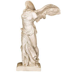 Tall Academy Plaster of the Victory of Samothrace, circa 1900