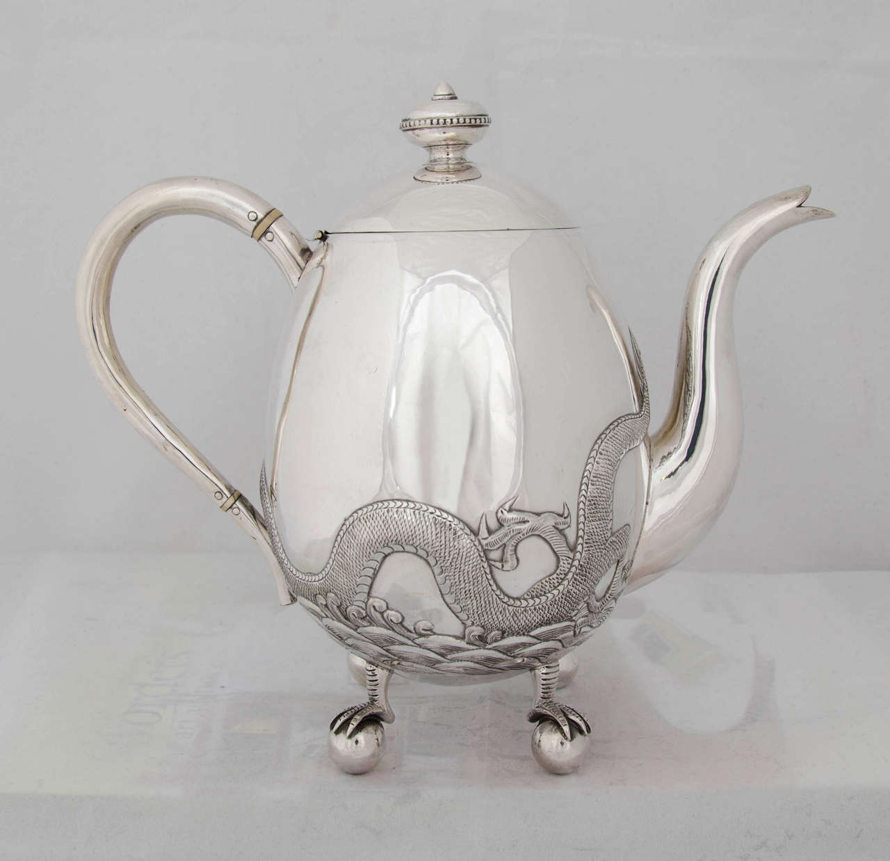 Chinese Export Silver Teaset 1