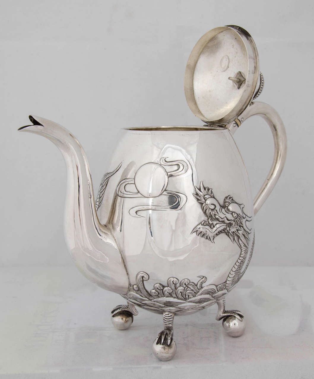 Chinese Export Silver Teaset 2