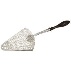 George III English Silver Fish Slice