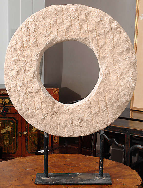 18th Century and Earlier Ancient Stone Disc