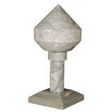 Conical Stem Alabaster Table Lamp