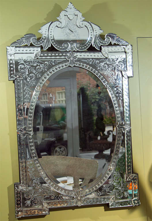 Style Cut Glass Mirror For Sale at 1stDibs glass mirror cutting, style