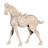 Chinese Tang Dynasty Earthenware Model of a War Horse