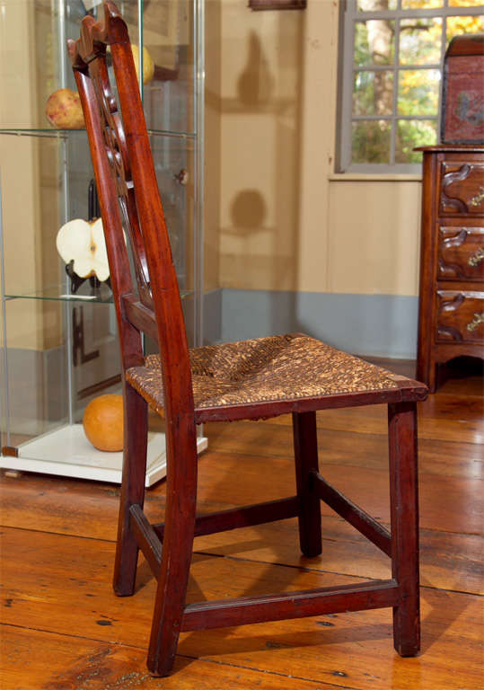 Owl-Eyed American Chippendale Period Chair 3
