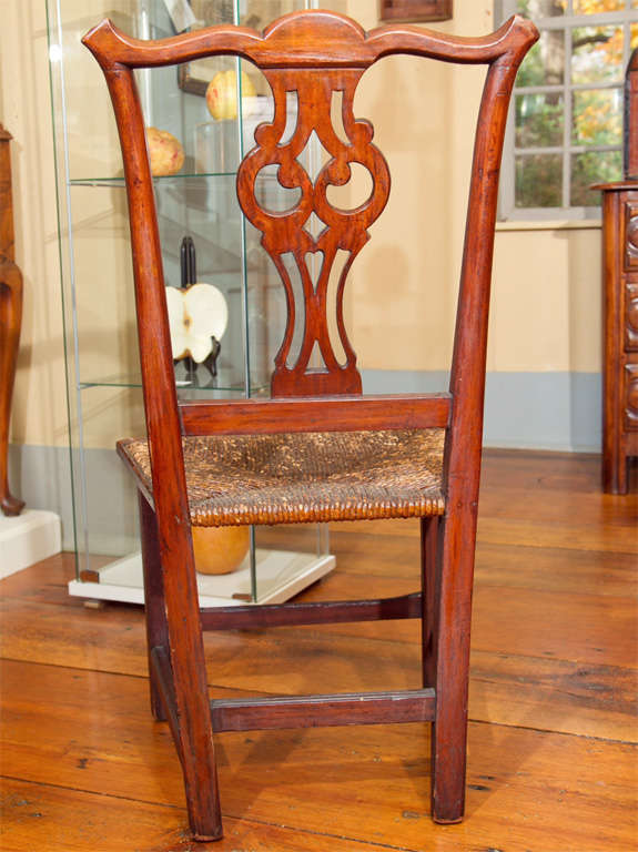 Owl-Eyed American Chippendale Period Chair 4