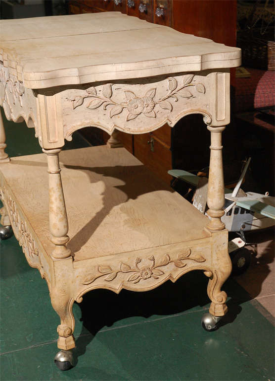 French Country Style Table/Bar Cart 1