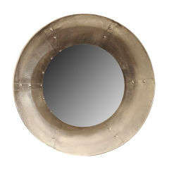 Mid Century Industrial Style Porthole Mirror
