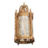 Louis XIV Style  Dore  Bronze Lantern circa 1900