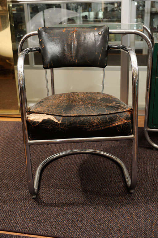American Very Rare KEM Weber Desk and Chair