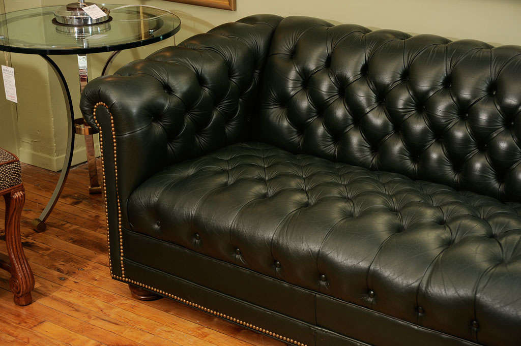 Vintage Chesterfield Sofa by Leathercraft at 1stDibs leathercraft