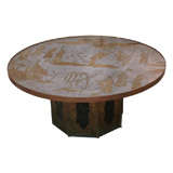 Philippe and Kelvin LaVerne Round Coffee Table