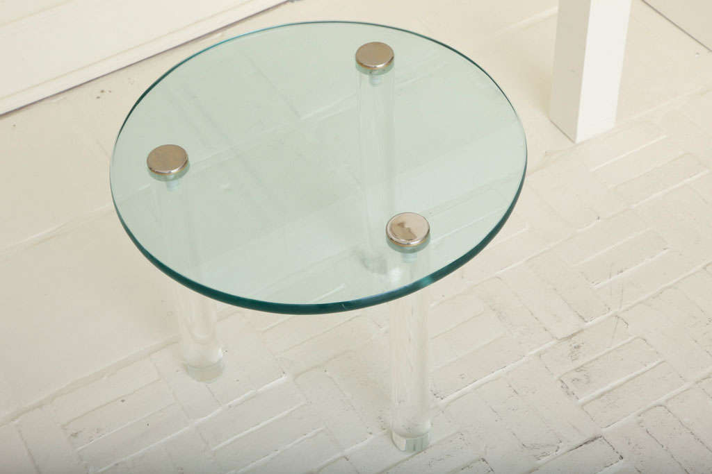 Lucite And Glass  Low Table 1