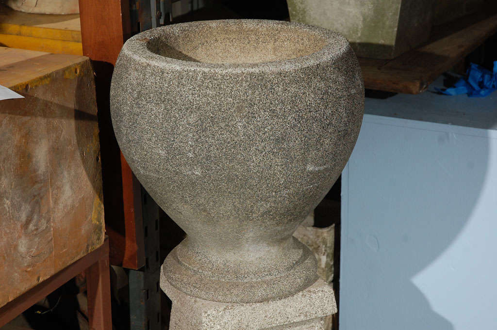 Large Cast Stone Goblet SHaped Urn