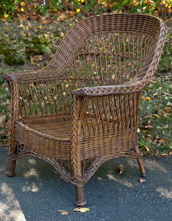 antique wicker chairs