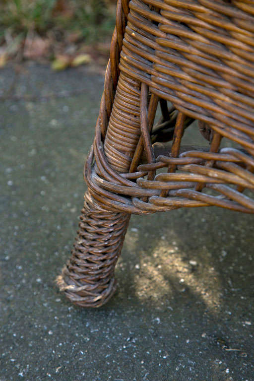 20th Century Antique Wicker Chair