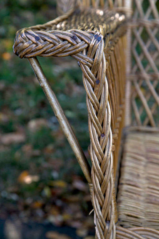 American Antique Bar Harbor Wicker Chair