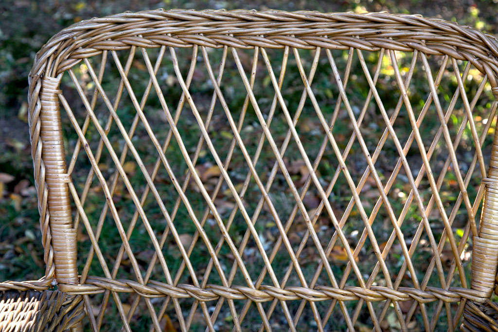 American Antique Wicker Rocker