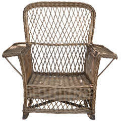 Antique Wicker Rocker