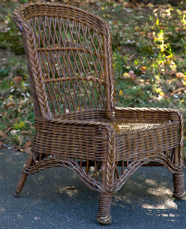 antique wicker chairs for sale