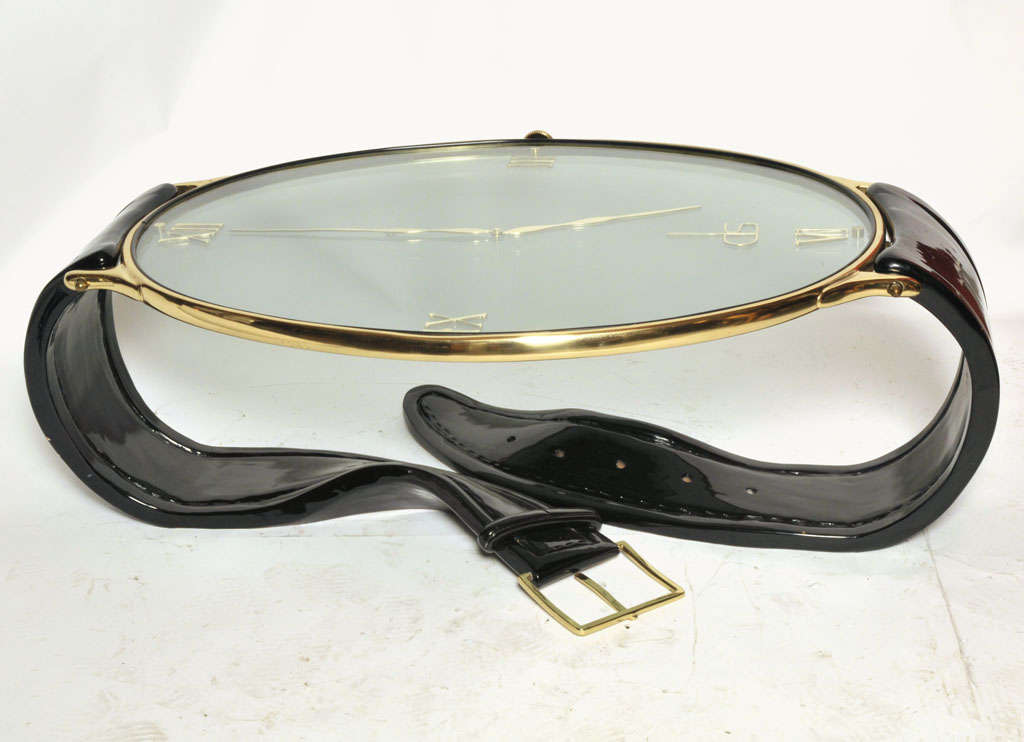 VERY ORIGINAL COFFEE TABLE FROM A SIXTIES WATCH SHOP.