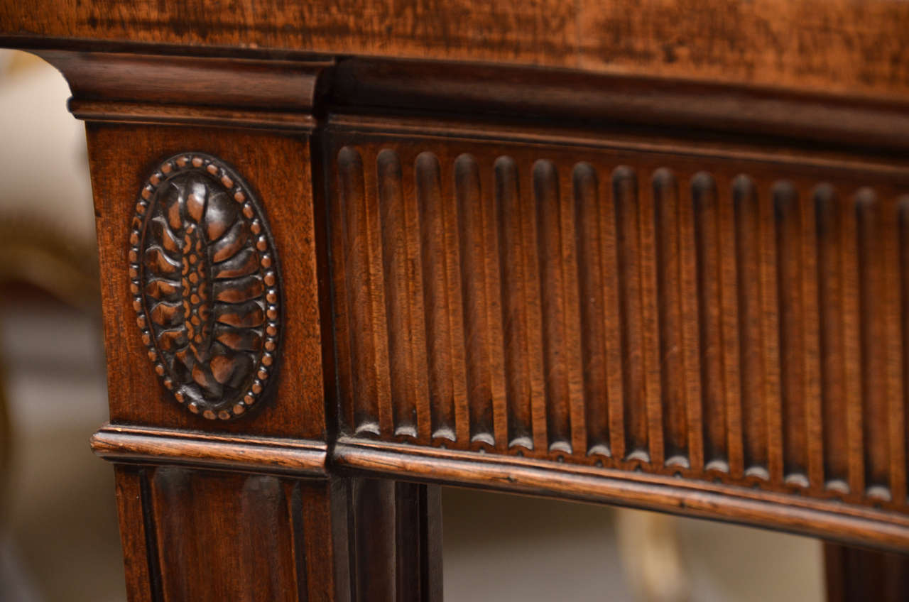 18th Century English Georgian Mahogany Serpentine Server or Console 3