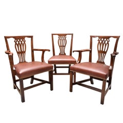 Antique Late 18th-Early 19th Century English Set of 12 Mahogany Dining Chairs