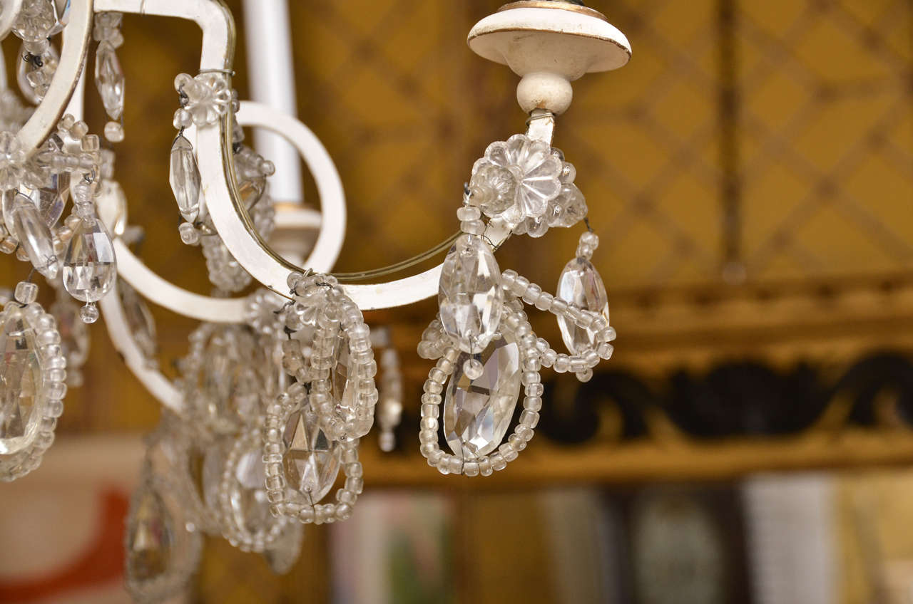 19th Century Swedish Crystal Chandelier For Sale 1