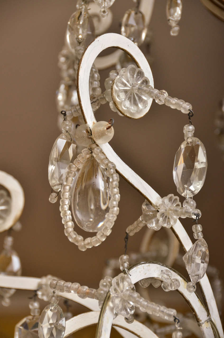 19th Century Swedish Crystal Chandelier For Sale 3