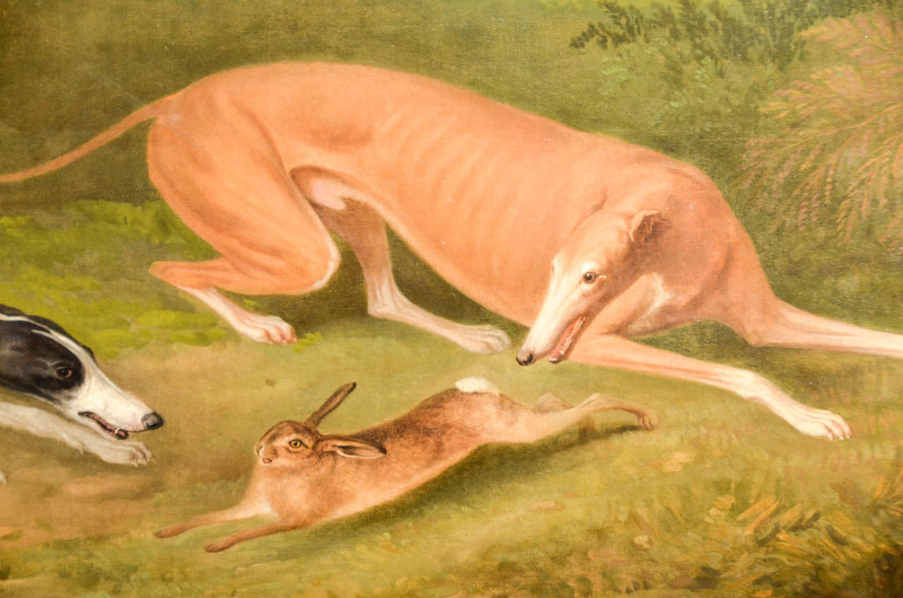 19th Century English Painting of Dogs by James Barenger 5