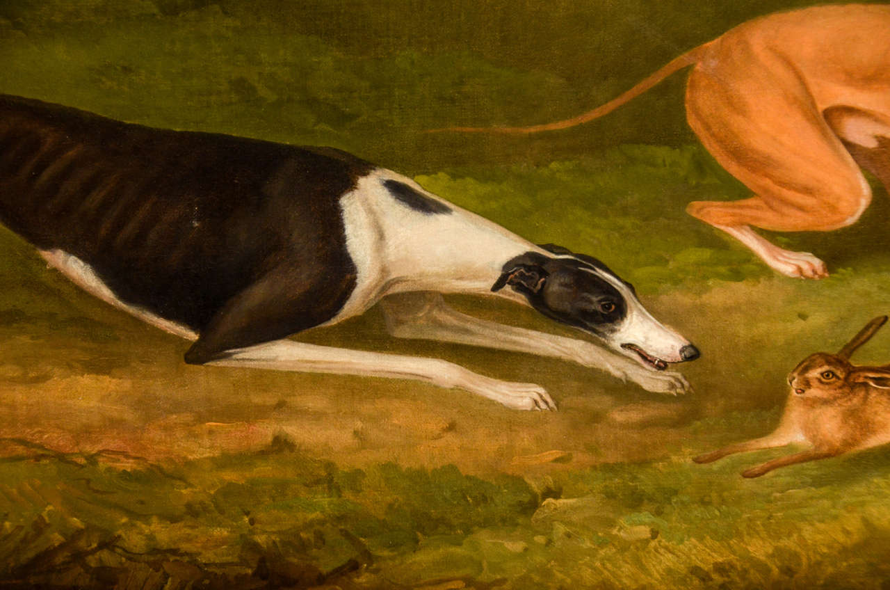 19th Century English Painting of Dogs by James Barenger 6