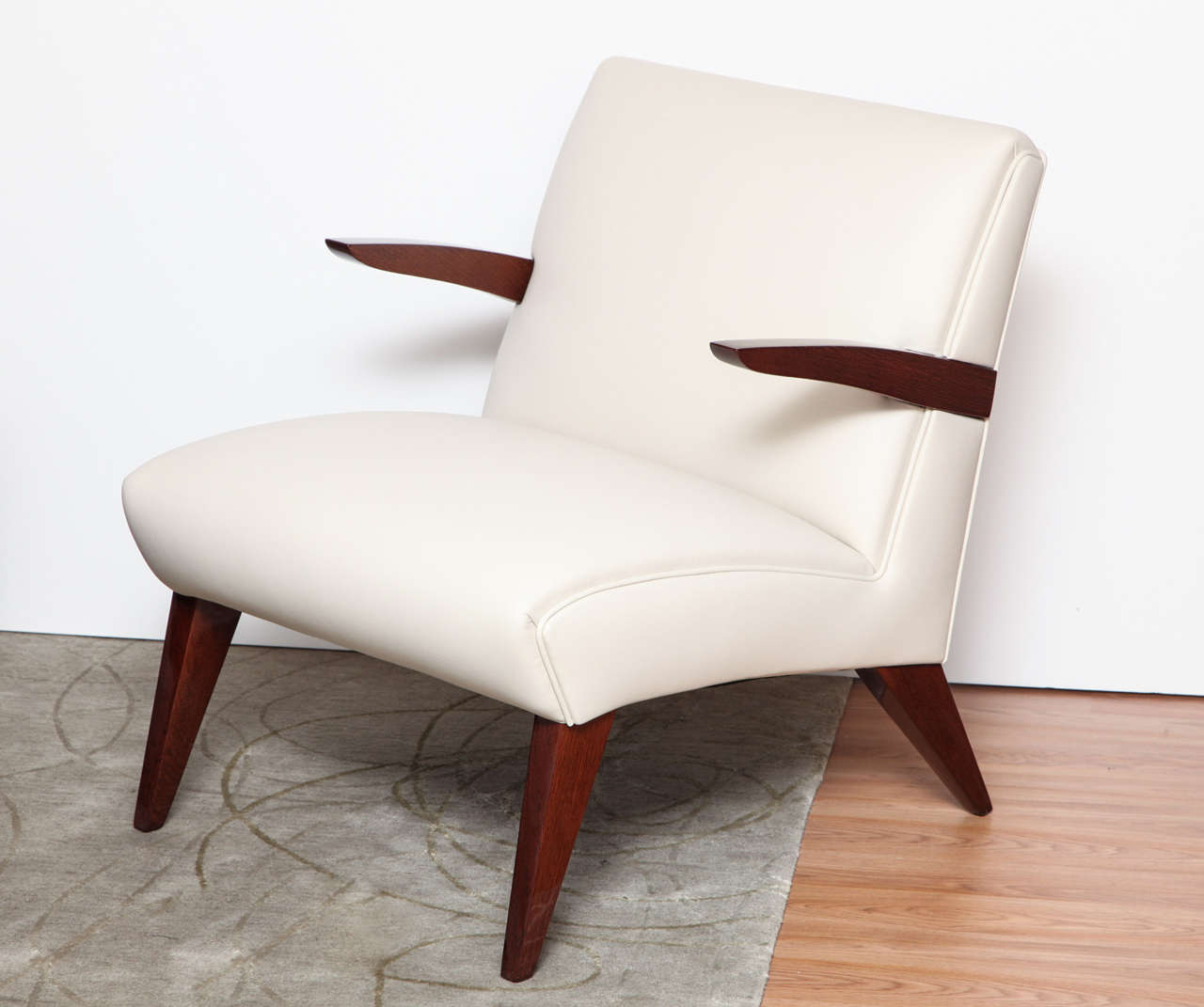 Pair of Art Deco Streamline Lounge Chairs