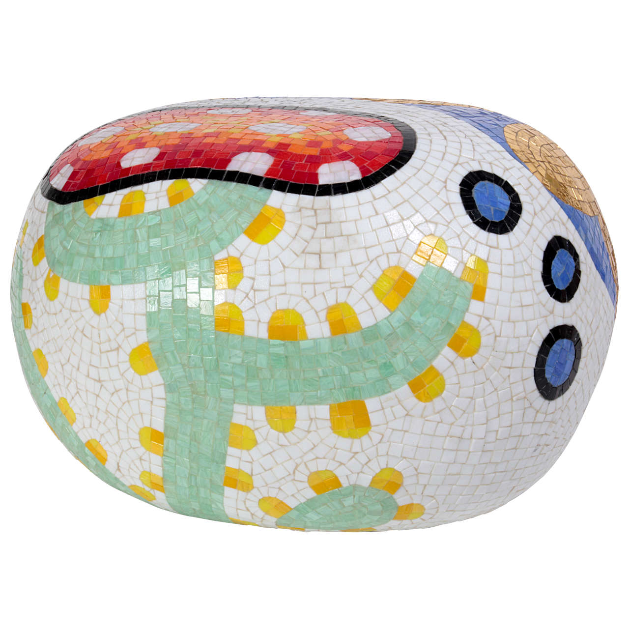 Marcel Wanders "One Morning They Woke Up" mosaic table/stool  2004 For Sale