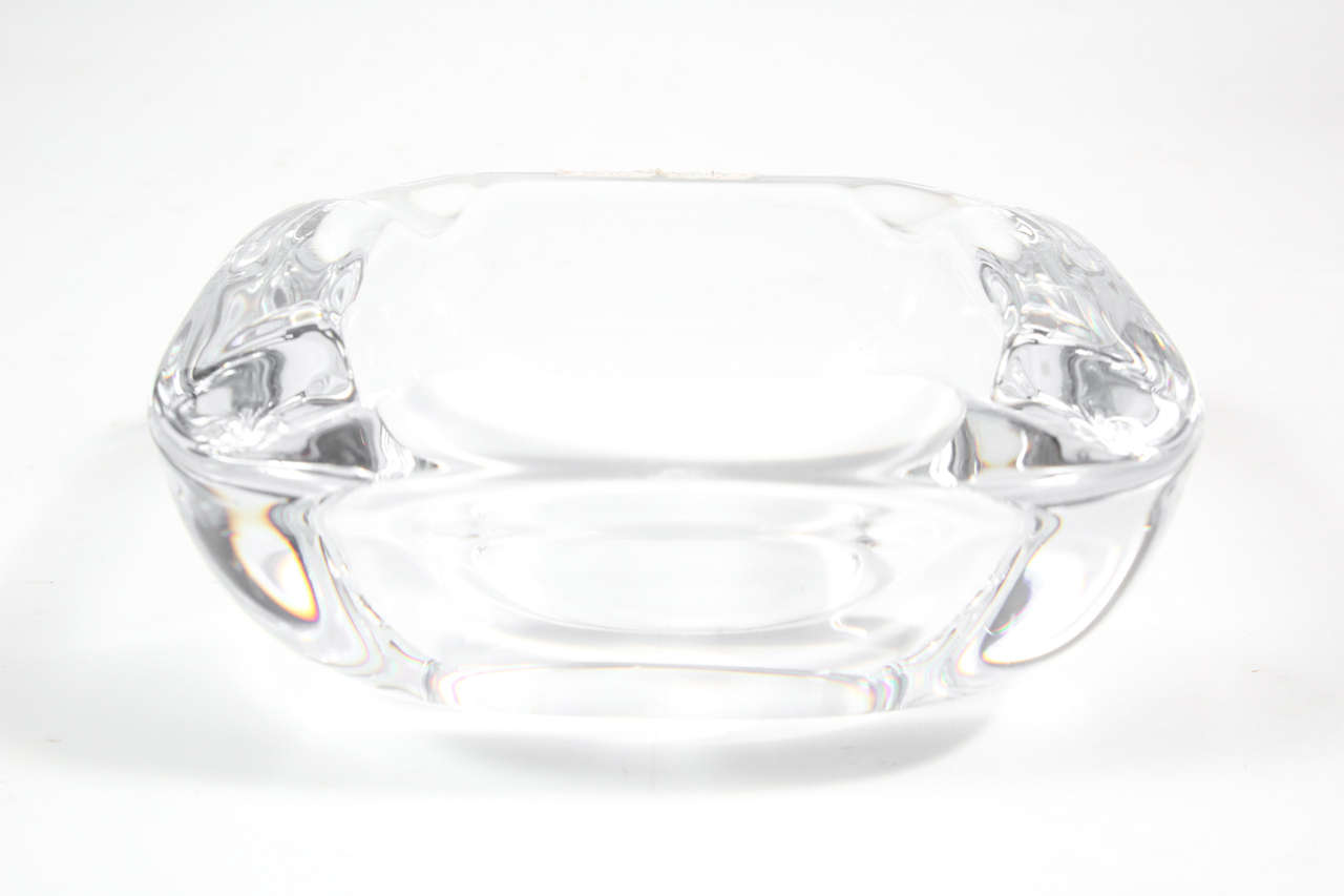 Crystal Ashtray In Good Condition In Los Angeles, CA