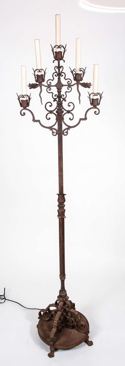 Pair of Iron Torcheres