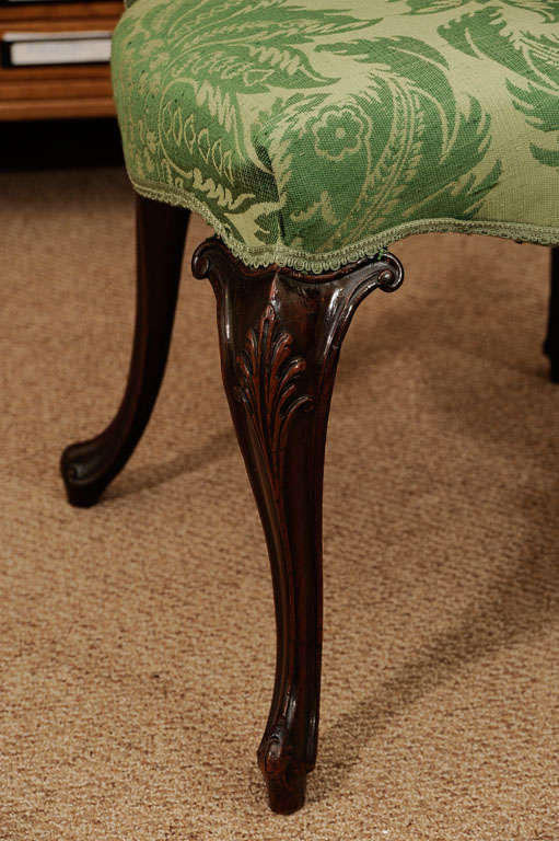 18th Century and Earlier A Pair Of George III Mahogany Side Chairs (w/ Two Later Copies) For Sale
