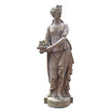 Life Size Terra-cotta Statue of Flora 